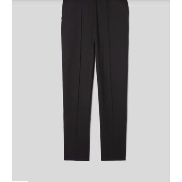 Everlane The Dream Pant Black Knit Trouser Pants Pull On Women’s Size XXS NWT - Picture 7 of 14